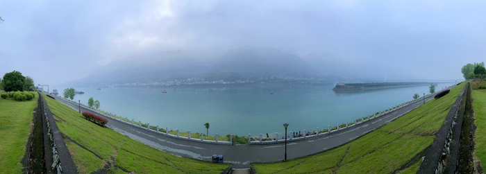 Downstream channel of the Three Gorges Dam