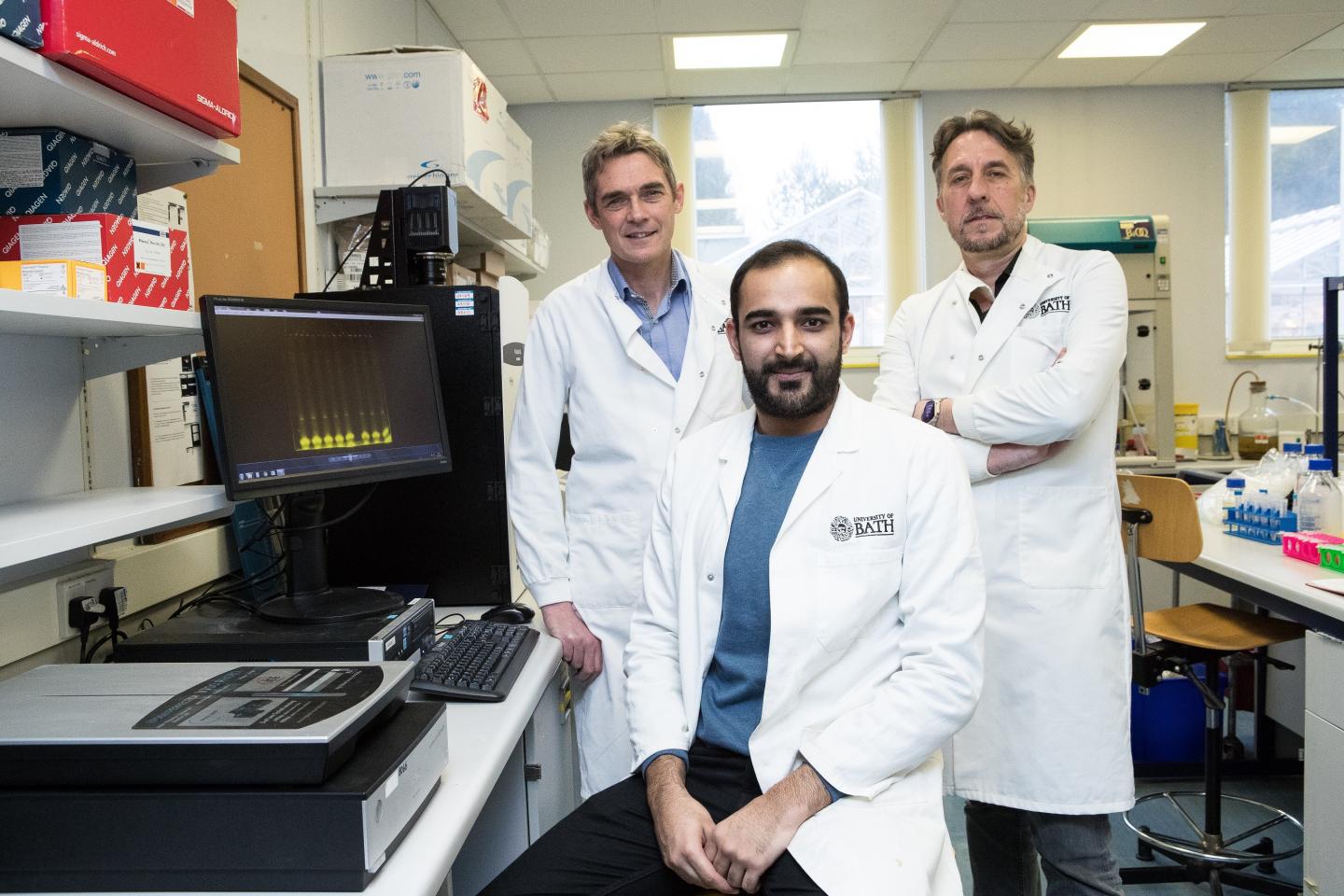 The Research Team in the Lab