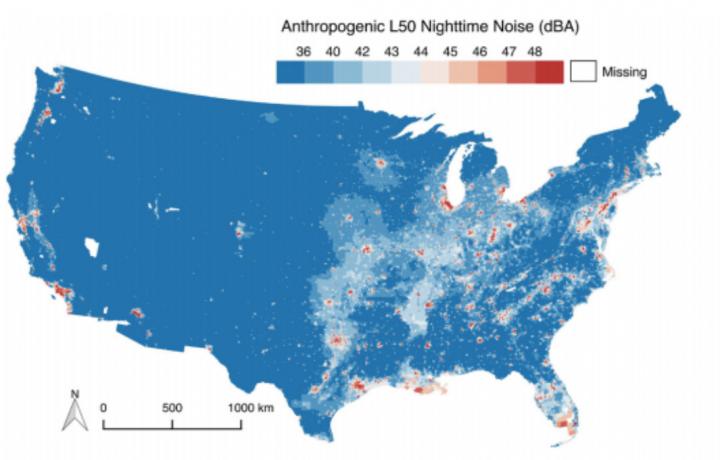 Nighttime Noise in the USA