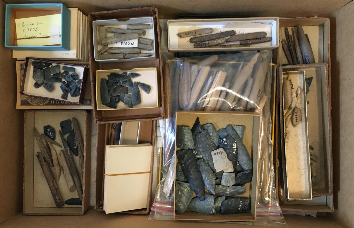 Trail Creek Caves Artifacts