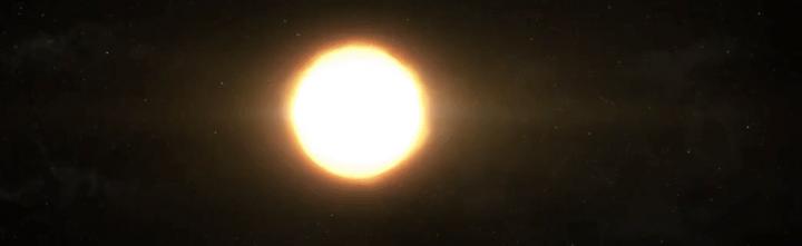 Animation of Star and Exoplanet