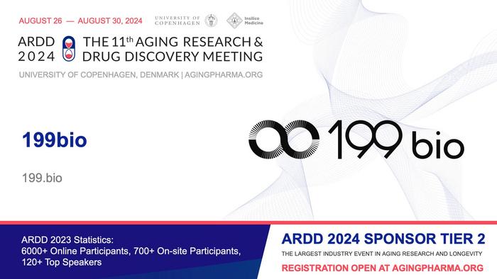 Announcing 199 Biotechnologies as Tier 2 Sponsor of ARDD 2024