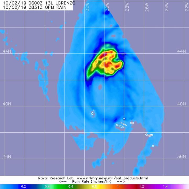GPM Image of Lorenzo