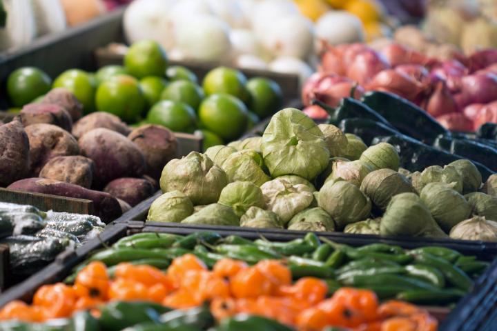 Vegetable Stand Pike Place Market Seattle