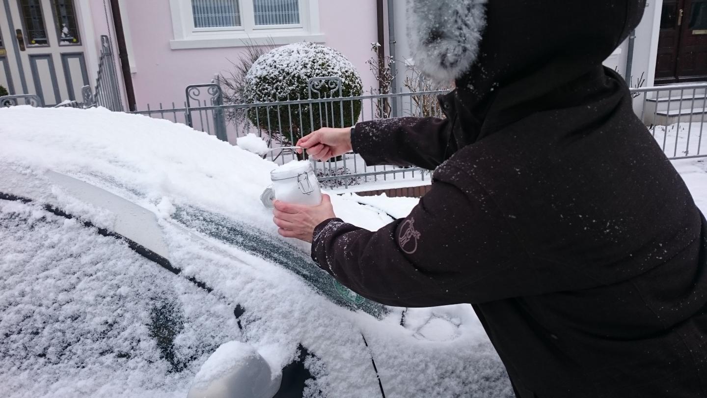 Snow Sampling in Bremen, Germany