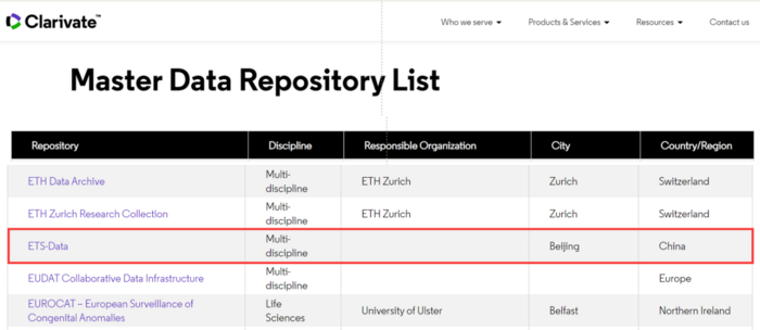 ETS-Data – A new transportation database from China