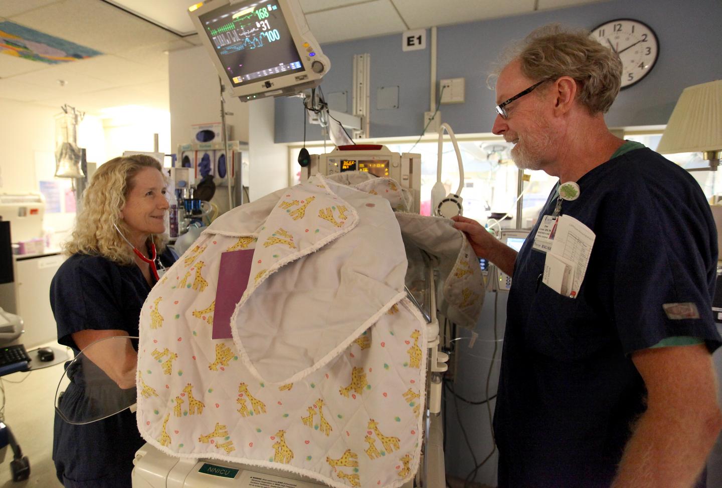 Neonatologist Dorothea D. Jenkins, M.D. (Left), Medical University of South Carolina 