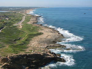 Northern Israeli coastline