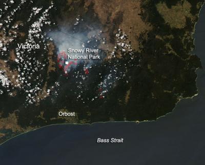 Fires in Victoria, Australia, Feb. 6, 2014