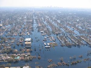 Flooding after Hurricane Katrina