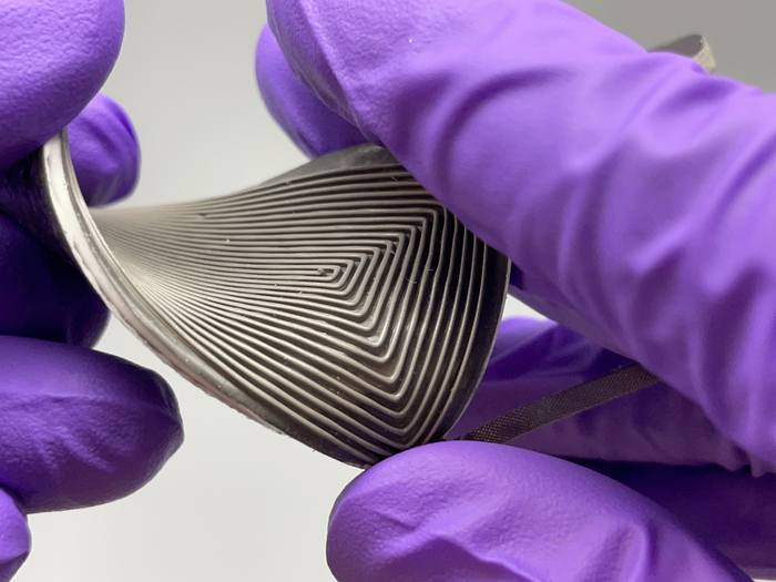 A Flexible Device That Harvests Thermal Energy to Power Wearable Electronics