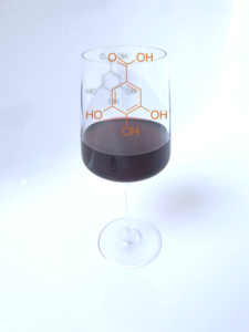 Gallic acid is a secondary plant ingredient found in wine or green tea