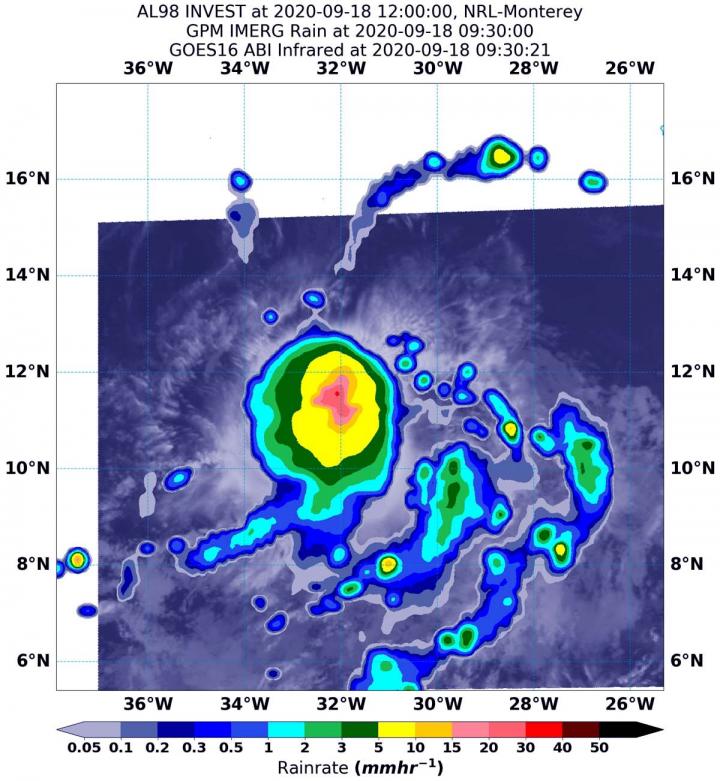 IMERG Data from Wilfred