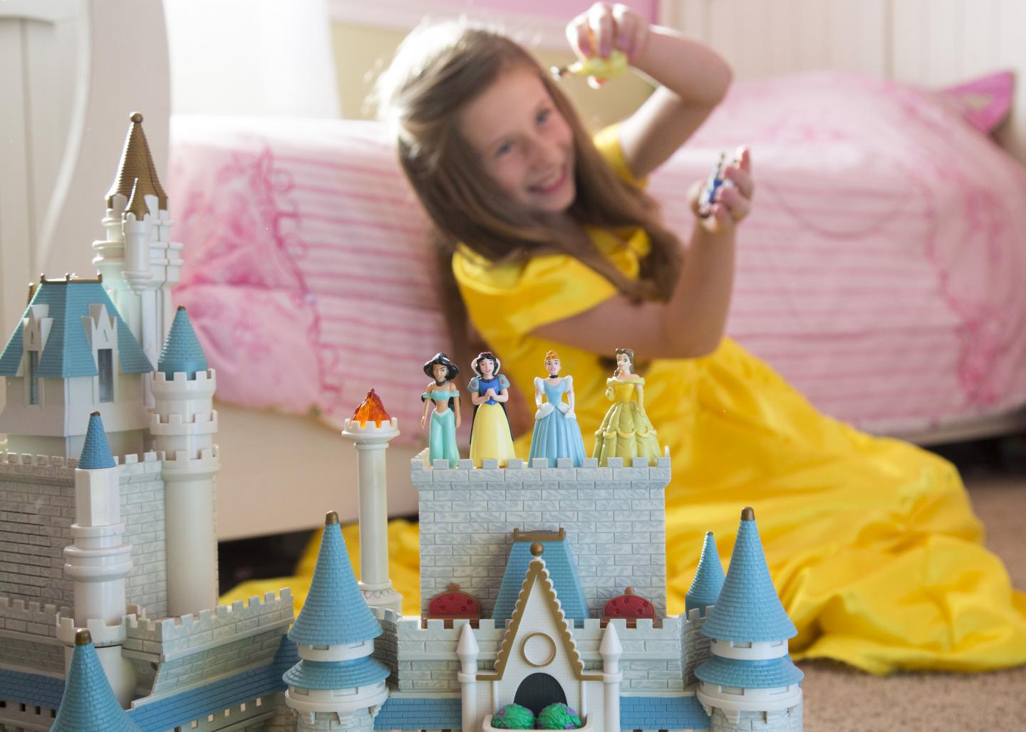 Girl Playing Princess