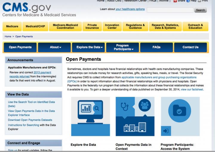 Payments Database Site