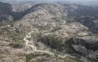 Deforested Hills in the Massif De La Hotte, Haiti