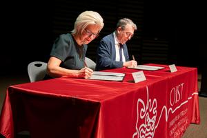 OIST–CNRS Letter of Intent Signing Ceremony