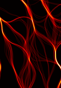 Thermal Heat Dance of Magnetic Domains