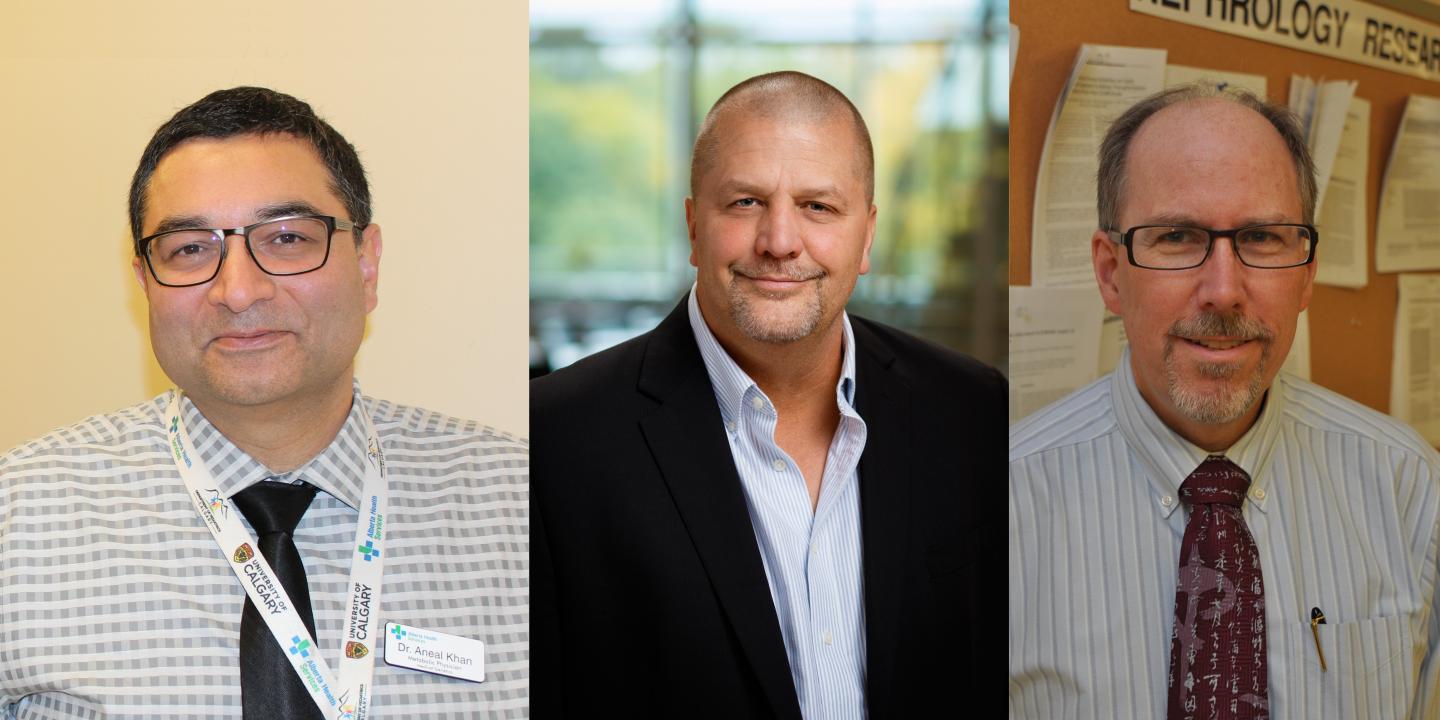 Drs. Aneal Khan, Jeffrey Medin, Michael West