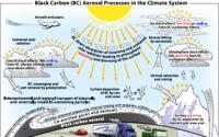 Graphic Illustration Showing the Path to Black Carbon