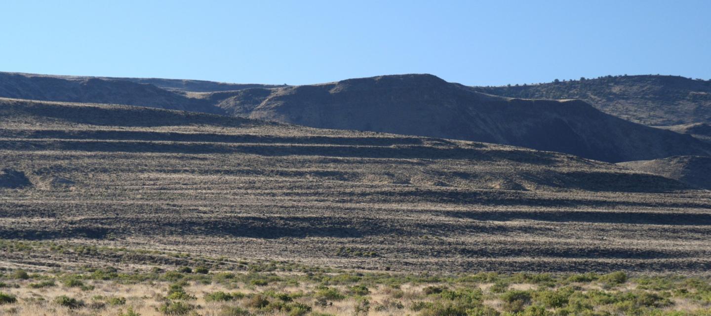 Erosional Pleistocene Shorelines in Surprise Valley, California, USA