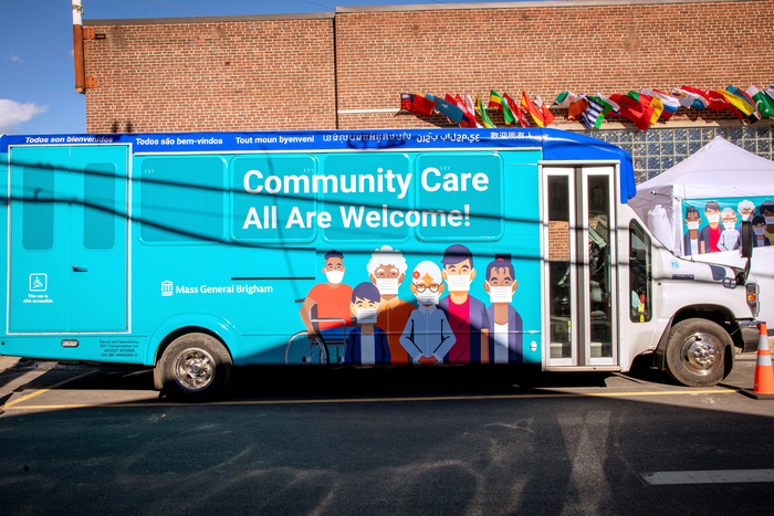 Data Show Mass General Brigham’s ‘Clinics on Wheels’ Increased Access to Covid-19 Services for Underserved Populations