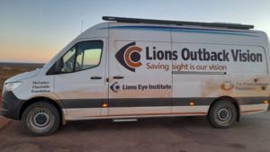 Lions Outback Vision van