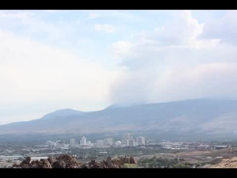 Wildfire smoke video