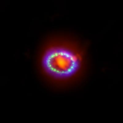 Composite Image of Supernova 1987A