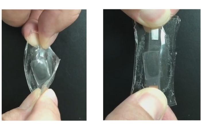 Completely stretchy lithium-ion battery for flexible electronics