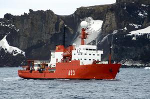 Spanish polar research vessel, BIO Hespérides.