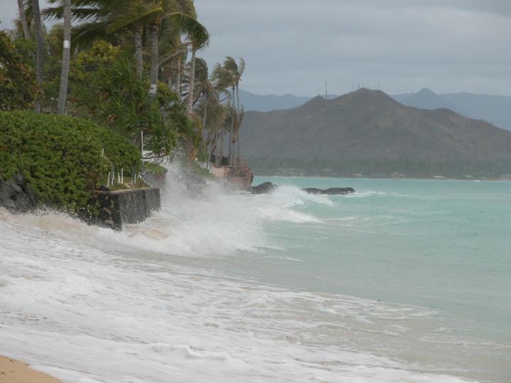 Lanikai, Hawaii Seawall