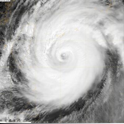 Super Typhoon Jelawat on Sept. 28