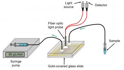 Diagram of antibody testing platform