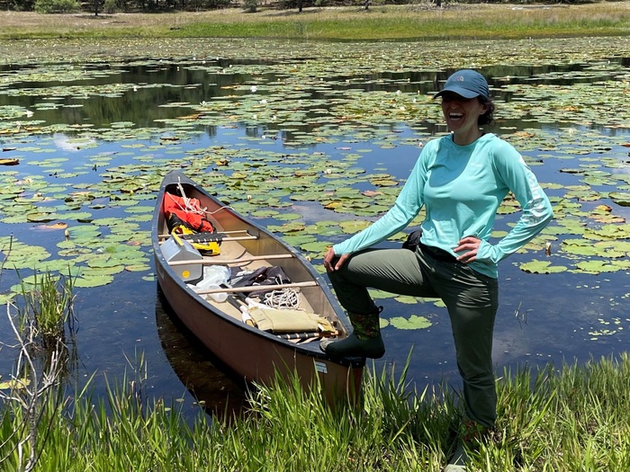 Audrey Goeckner canoe