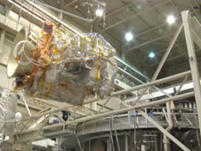 LRO Going into Thermal Vacuum Chamber