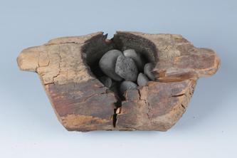 A Typical Brazier and Burnt Stones in Ancient Pamirs