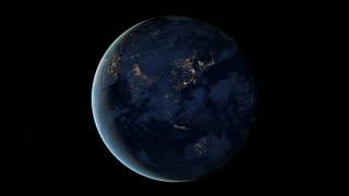 New Global View and Animation of Earth's City Lights