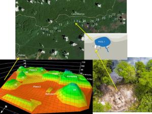 Two Maya sites, Yalbac and Cara Blanca,