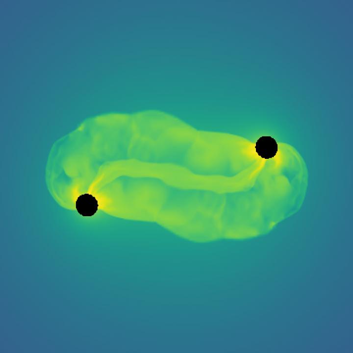 Black Holes Merging Inside of [IMAGE] EurekAlert! Science News Releases