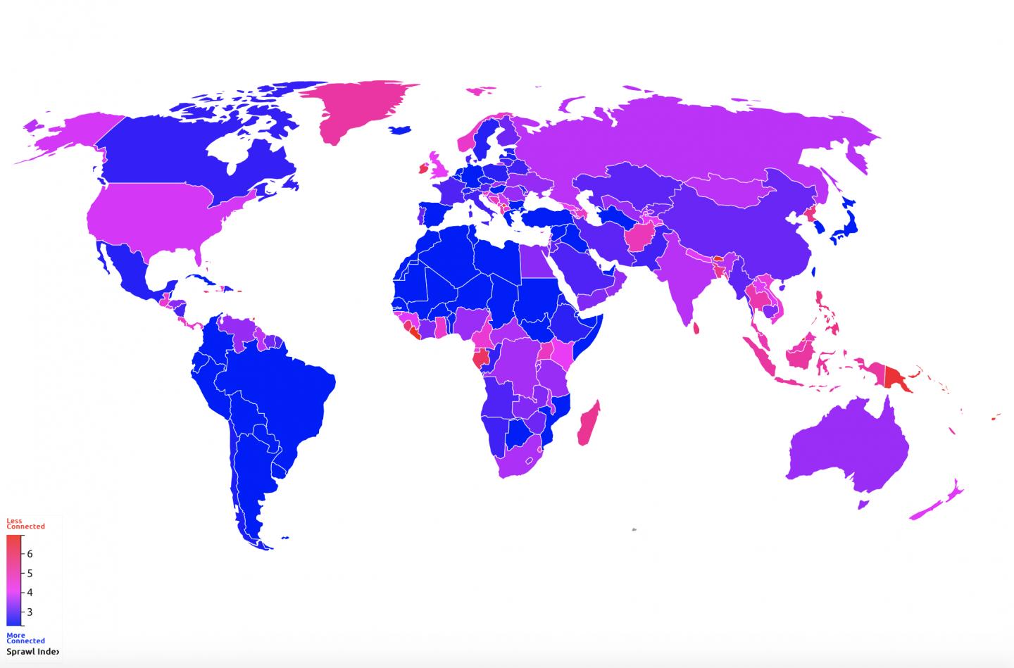 Street Network Patterns Reveal Worrying Worldwide Trend Towards Urban Sprawl