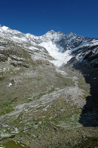 Glacial retreat in the European Alps