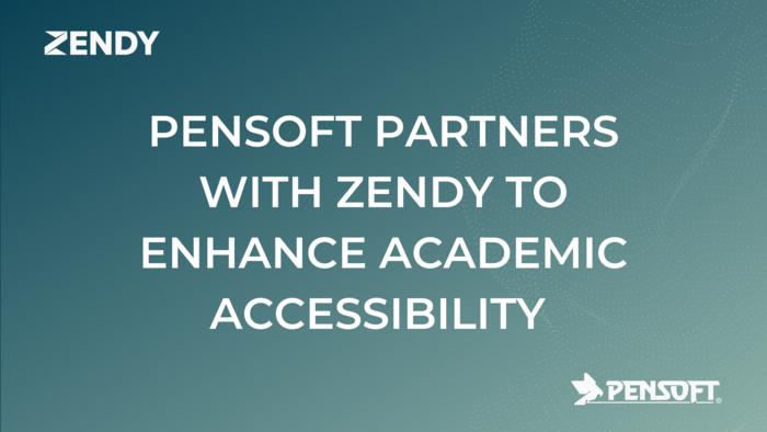 Pensoft and Zendy partnership