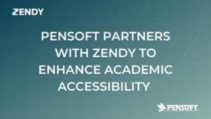 Pensoft and Zendy partnership