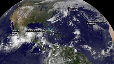 GOES Sees Multiple Storms