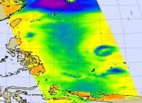 NASA Microwave Image of Typhoon Lupit