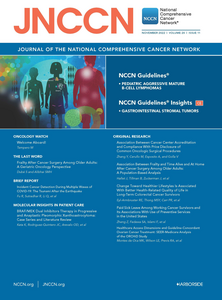 JNCCN Cover, November 2022