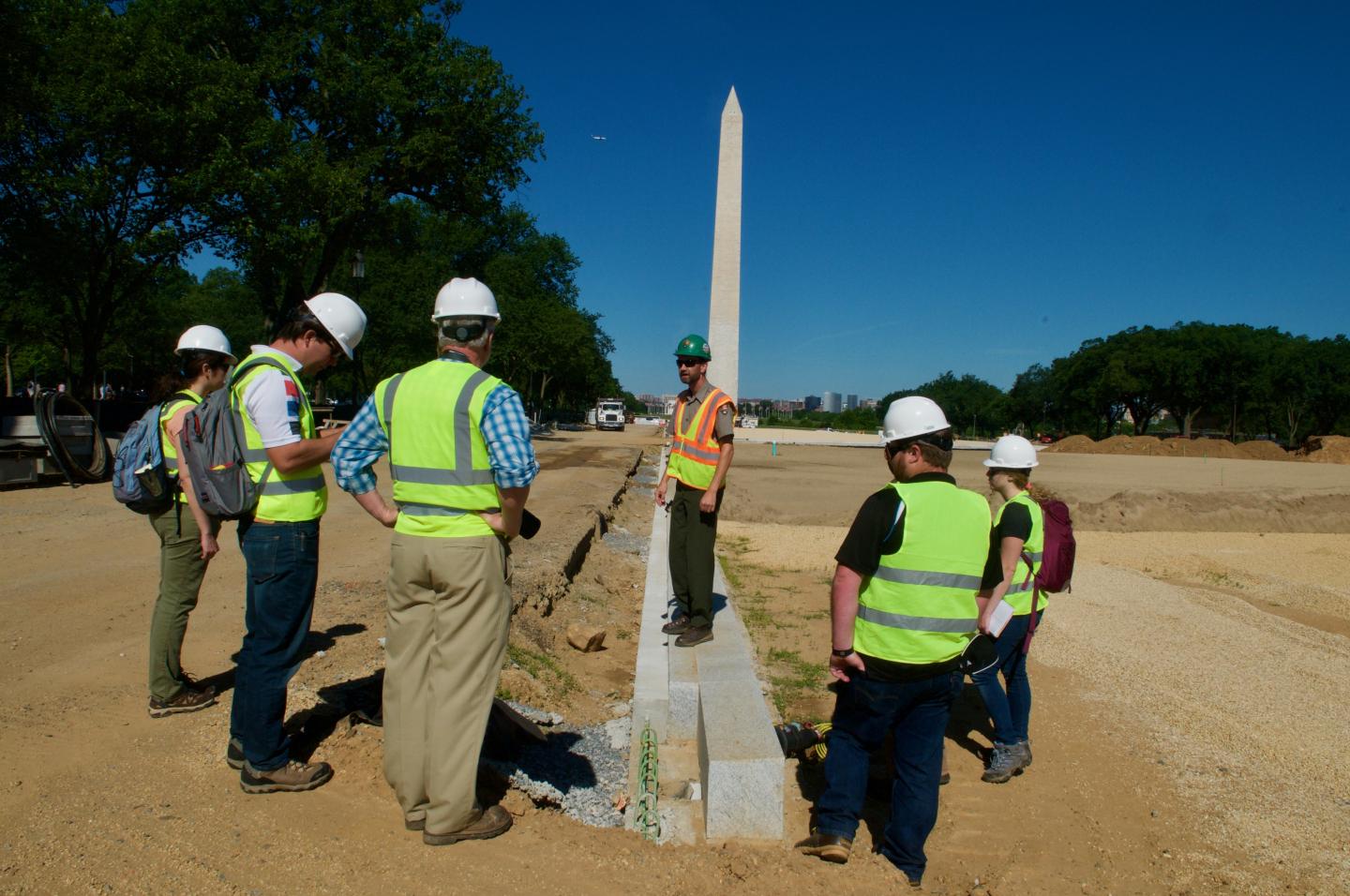 US National Mall During Renovation