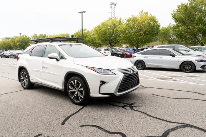 Purdue test autonomous vehicle