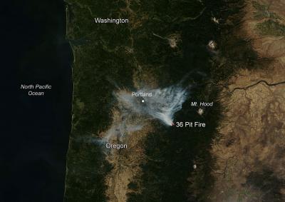 36 Pit Fire in Oregon